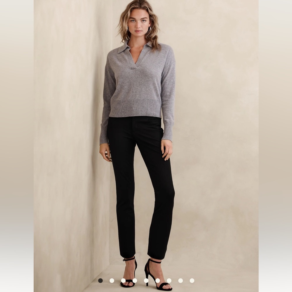 Banana Republic Sloan Slim Ankle Pant Petite 00 Black